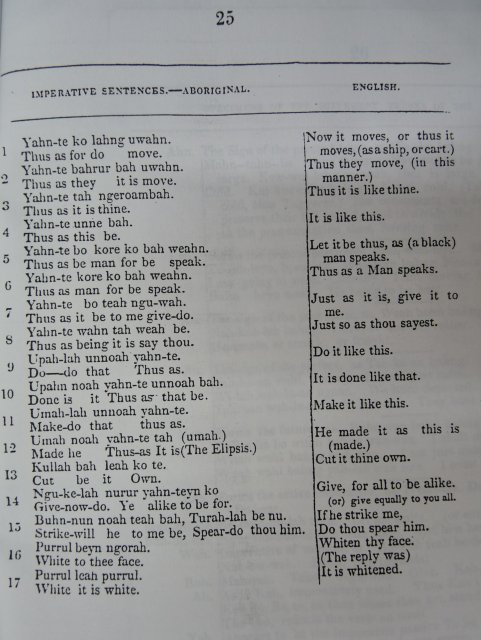 Dialect: Threlkeld c1827, Imperative sentences p25